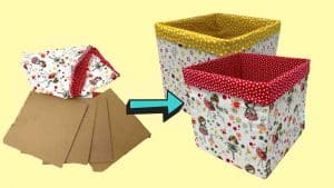 Easy DIY Washable Storage Box Tutorial