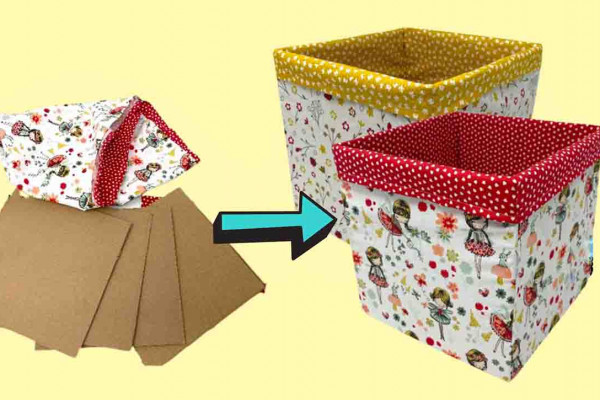 DIY washable storage box tutorial