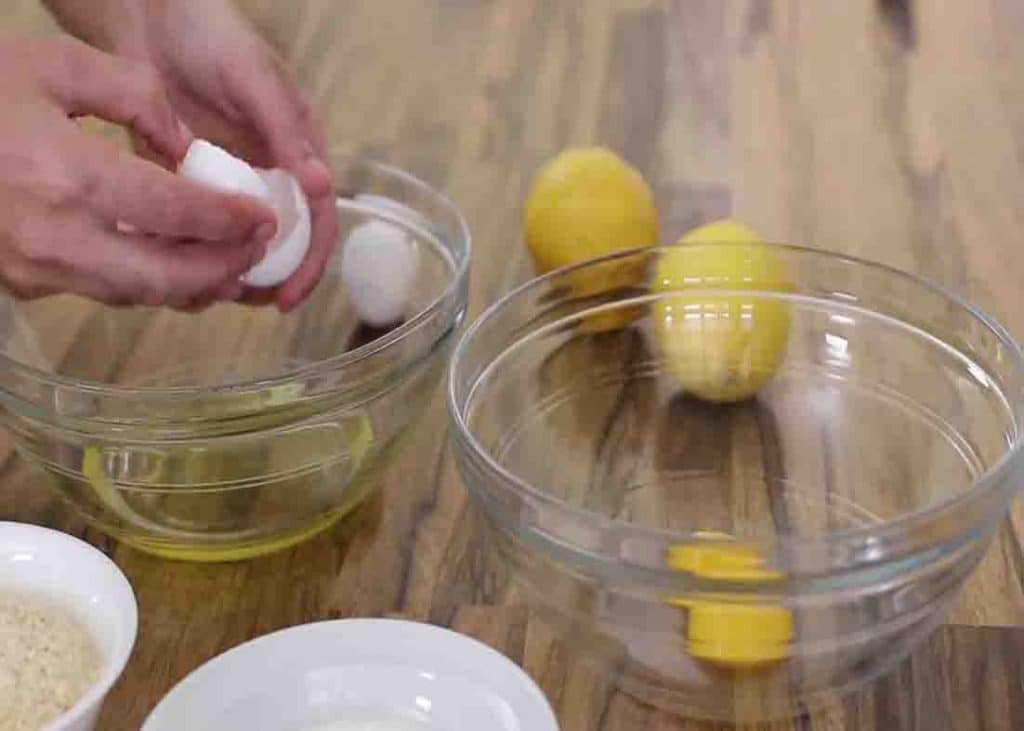 Separating egg whites to the yolks
