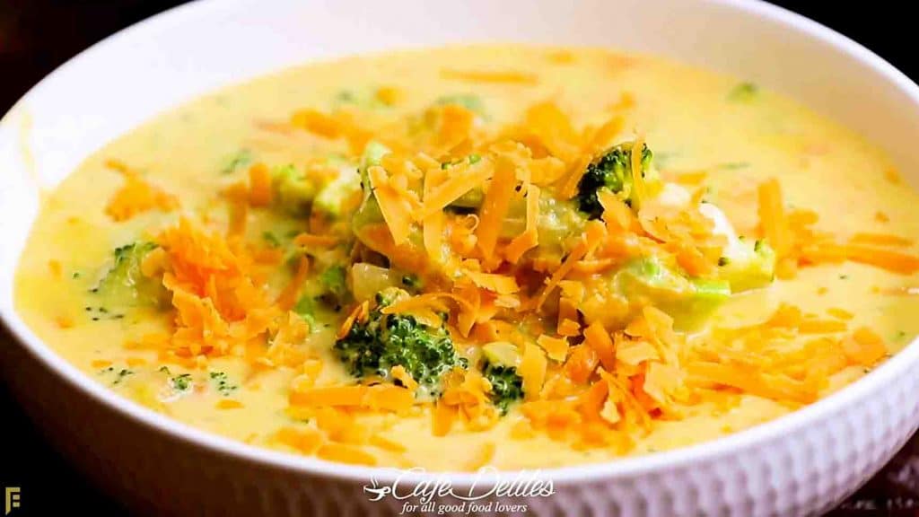 Easy broccoli cheese soup recipe