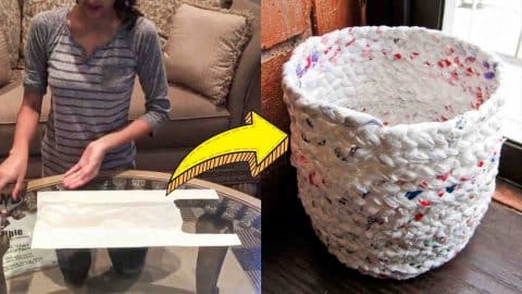 Easy DIY Basket Using Plastic Bags | DIY Joy Projects and Crafts Ideas