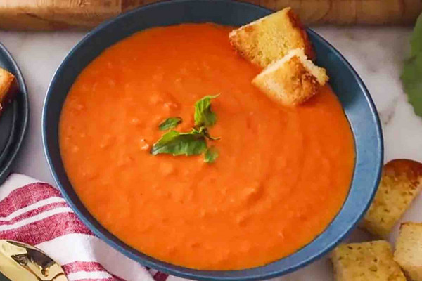 Rich and creamy tomato soup recipe