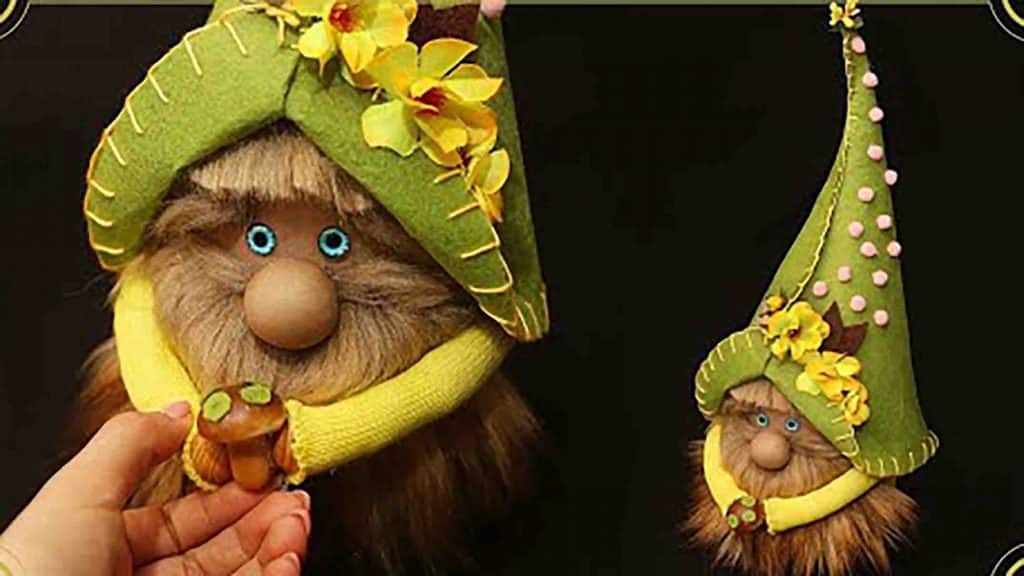 Easy gnome doll using socks