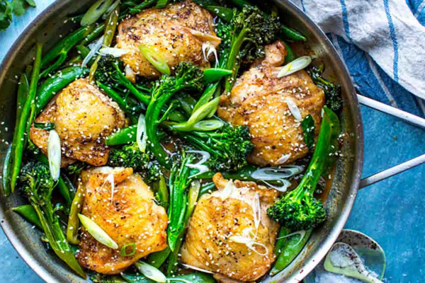 Easy honey & garlic chicken recipe