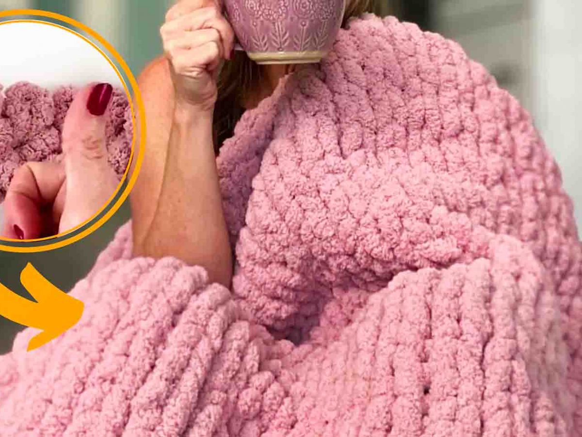 Finger Knit Blanket