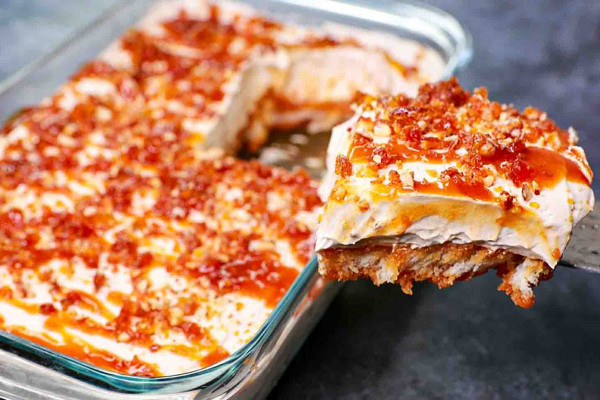 No-oven butterscotch bread pudding recipe