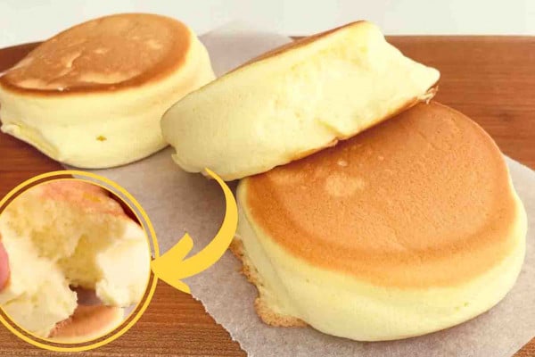 Easy fluffy souffle pancakes recipe
