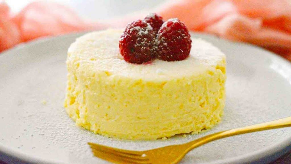 1-minute microwave cheesecake recipe