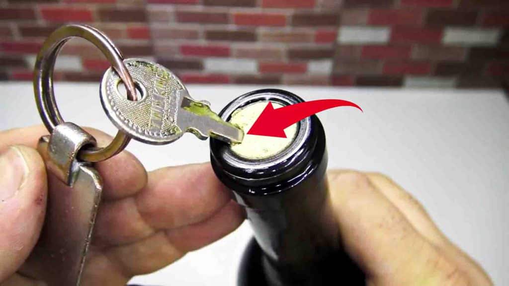 How to open a wine bottle without corkscrew
