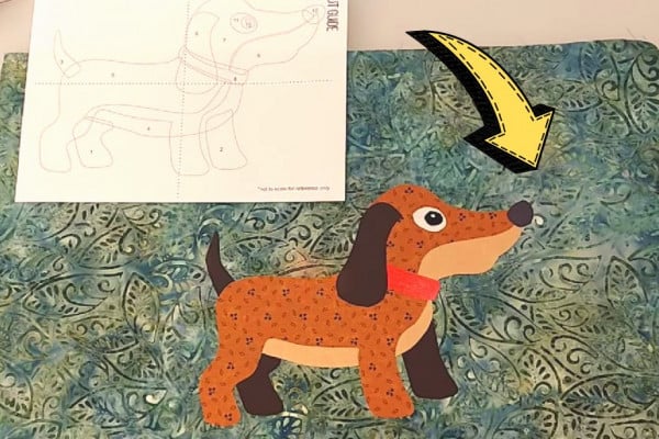 Adorable Quilted Hound Dog Tutorial