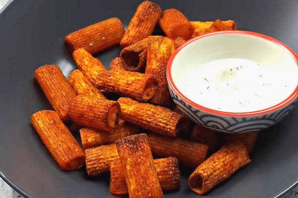 Air Fryer Crunchy Pasta Chips Recipe