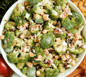 Bacon Broccoli Salad With Homemade Sauce