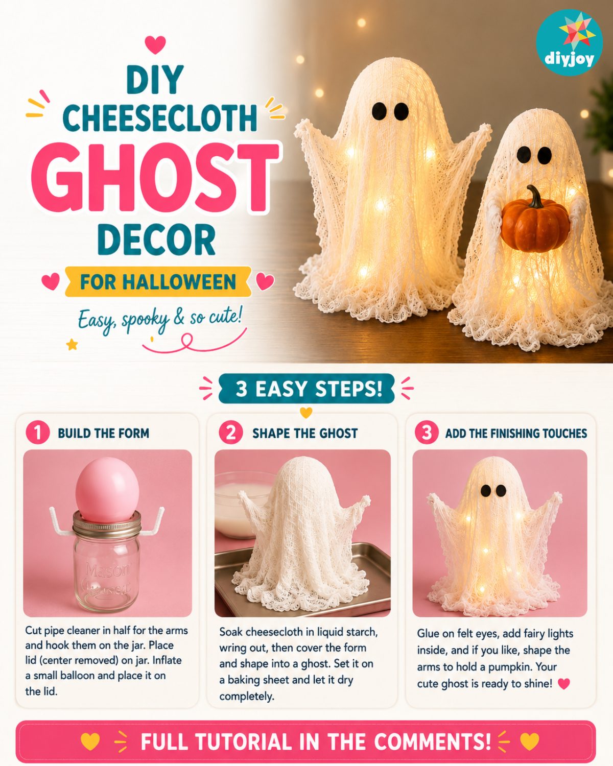 Cheesecloth Ghost Decor