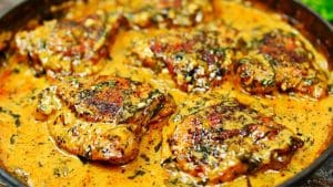 Creamy Garlic Chicken Recipe