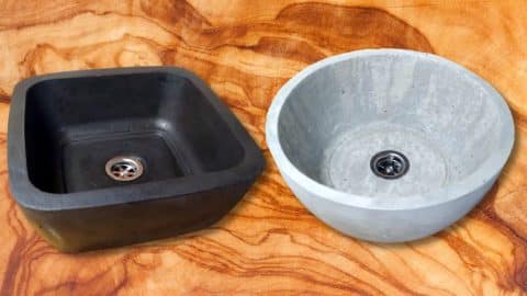DIY Concrete Sink | DIY Joy Projects and Crafts Ideas