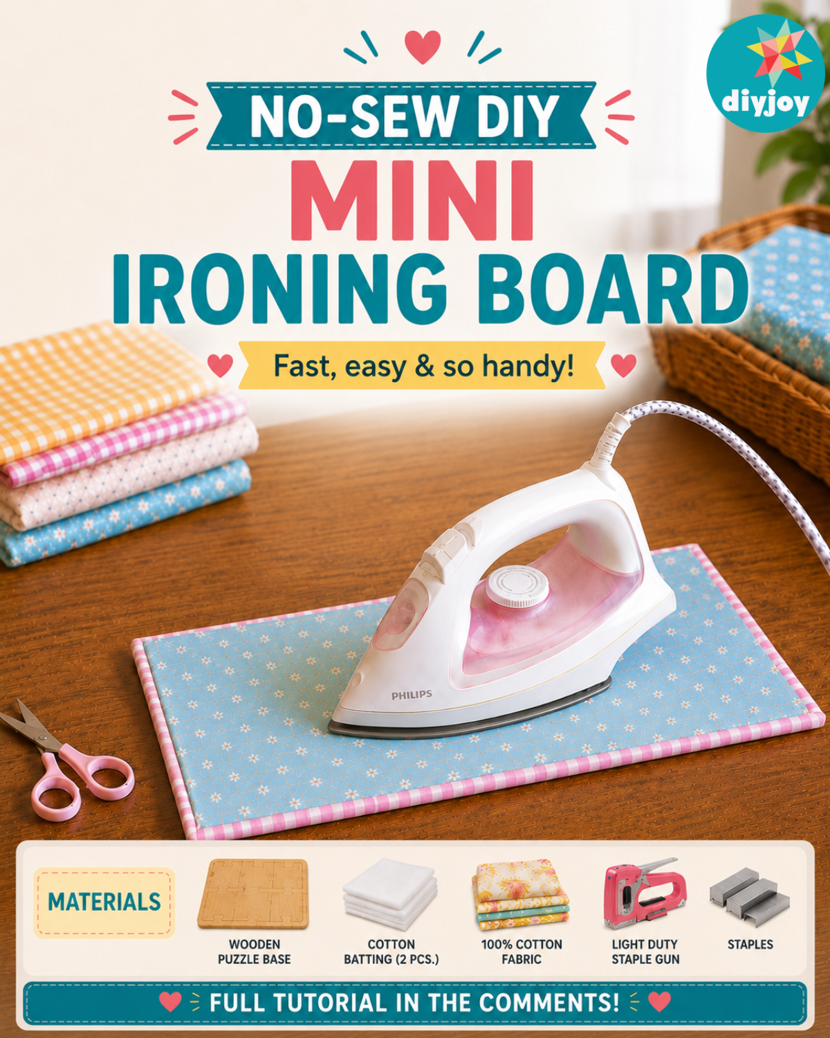 DIY Mini Ironing Board