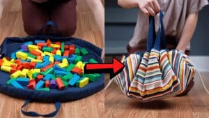Easy DIY Drawstring Toy Bag