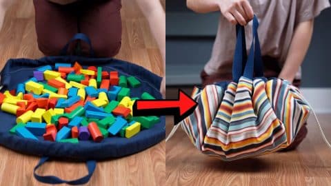 Easy DIY Drawstring Toy Bag | DIY Joy Projects and Crafts Ideas
