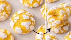 Easy Lemon Crinkle Cookies Recipe