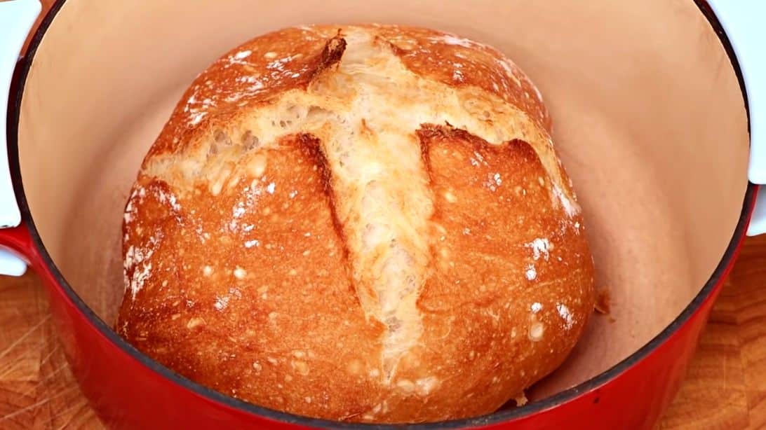 no-knead-dutch-oven-bread-pinterest - Kitchen Joy