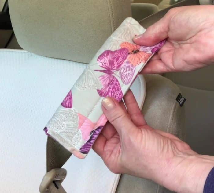 Easy Seat Belt Cushion Cover Sewing Tutorial