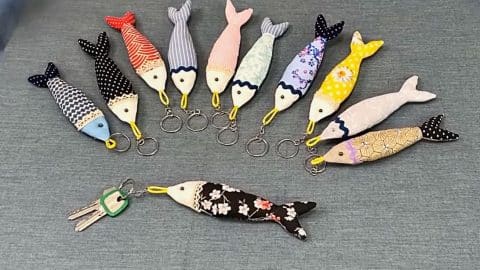 Sardine Keychains From Fabric Scraps | DIY Joy Projects and Crafts Ideas