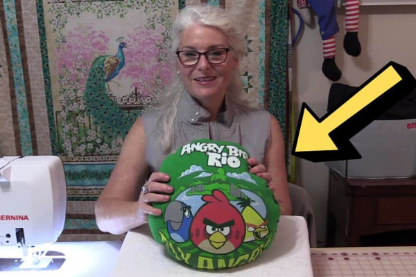 How To Make A Pillow From An Old T-shirt