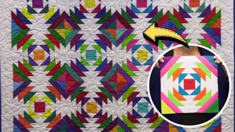 How To Make A Pineapple Quilt For Beginners | DIY Joy Projects and Crafts Ideas