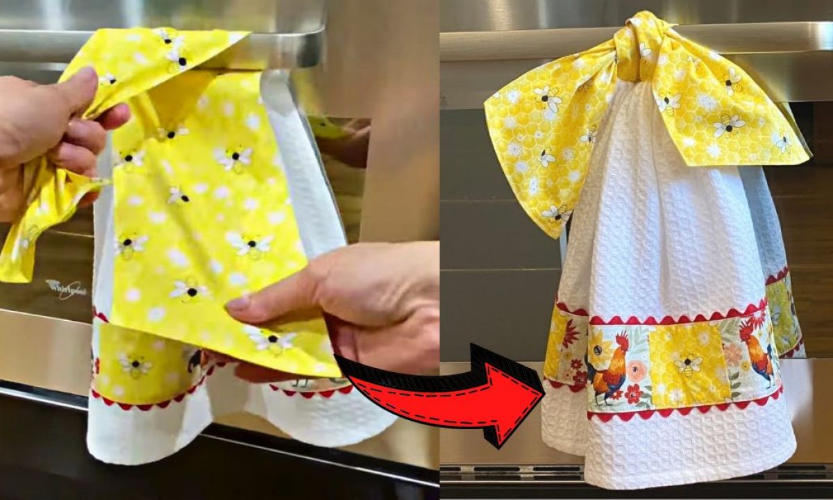 How to Sew Easy Ruffled Tea Towels — Pin Cut Sew Studio