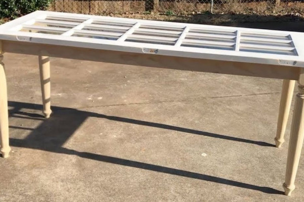 How To Turn An Old Door Into A Table