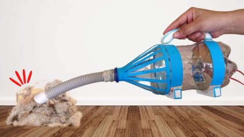 How to Make a Vacuum Cleaner Using a Bottle | DIY Joy Projects and Crafts Ideas