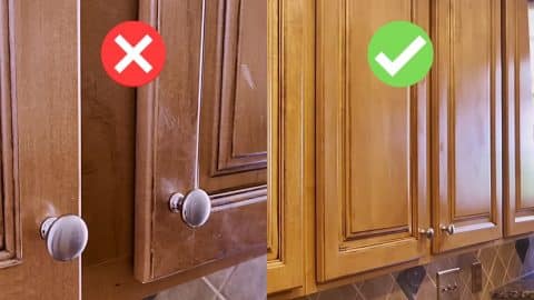 How to Remove Thick Grease from Kitchen Cabinets | DIY Joy Projects and Crafts Ideas