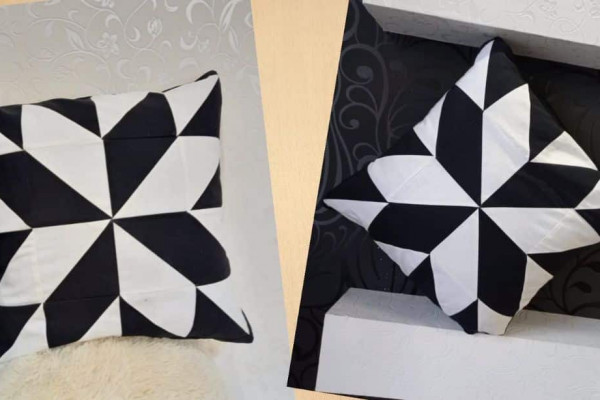 Patchwork Pillow Cover Tutorial
