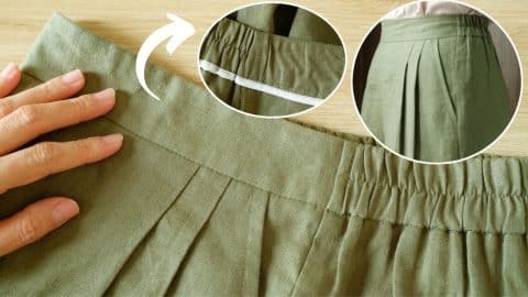 Simple Half Elastic Waistband Sewing Tutorial | DIY Joy Projects and Crafts Ideas