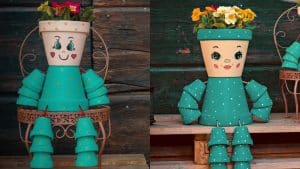 Super Easy Clay Flower Pot People Tutorial