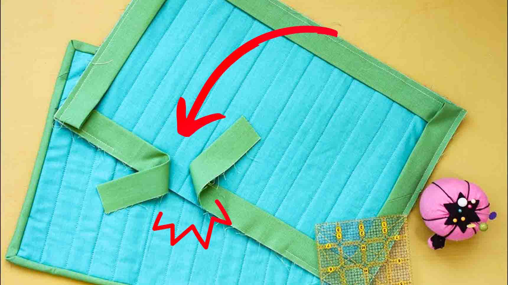 Add Binding To Your Quilt With An Easy Invisible Join | DIY Joy Projects and Crafts Ideas