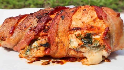 Bacon-Wrapped Stuffed Chicken Breast Recipe | DIY Joy Projects and Crafts Ideas