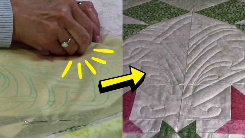 Creating and transferring paper quilting designs