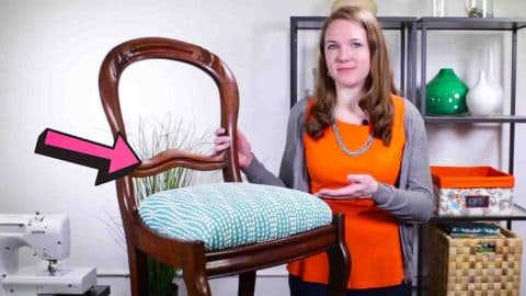 Easy DIY Reupholstered Dining Chair Tutorial | DIY Joy Projects and Crafts Ideas