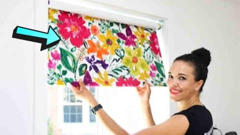 DIY Roller Shades With Blackout Fabric | DIY Joy Projects and Crafts Ideas