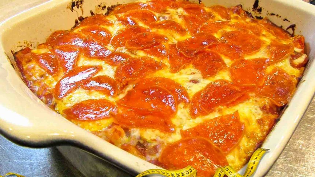 Easy pizza casserole recipe