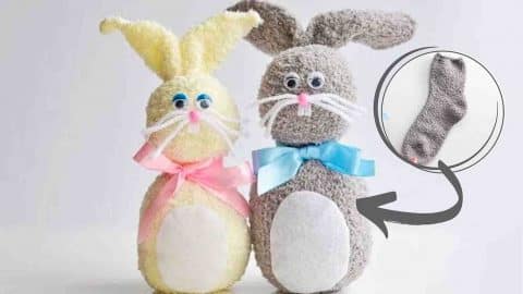 Easy No-Sew Sock Bunnies Tutorial | DIY Joy Projects and Crafts Ideas