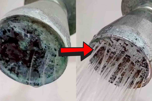 How to clean a clogged shower