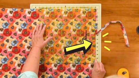 How to Square Up Fabric Before Cutting For Your Quilt | DIY Joy Projects and Crafts Ideas