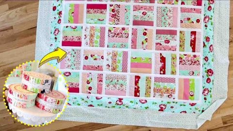 Jelly Roll Jamboree Quilt Pattern Tutorial | DIY Joy Projects and Crafts Ideas