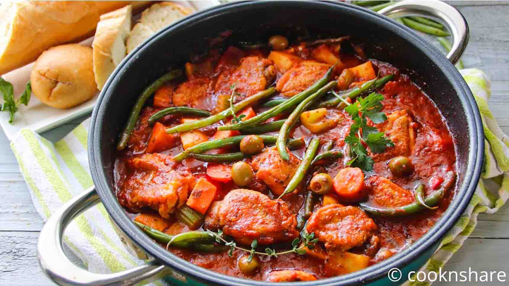 One-Pan Italian Chicken Stew Recipe | DIY Joy Projects and Crafts Ideas