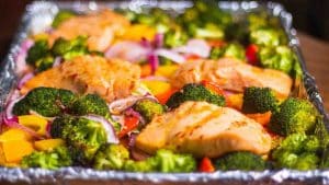 One-Pan Salmon And Veggies Recipe