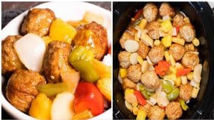 Slow Cooker Sweet and Sour Meatballs Recipe