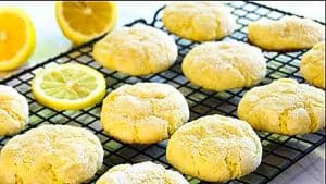 Soft Lemon Cookies That Melt In Your Mouth