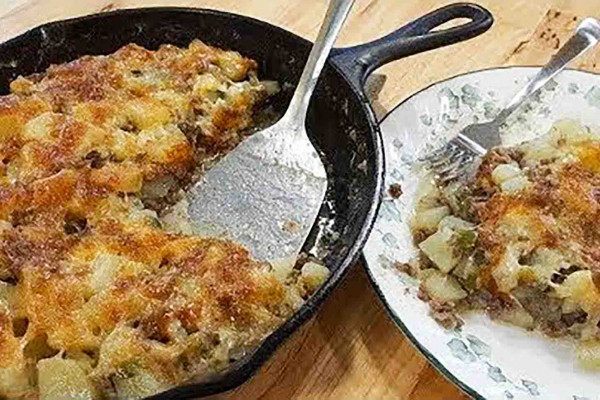 100-year-old hamburger casserole recipe